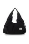 Icone Zipper Closure, Yoga, Fitness Gym Saddlebag Sports Shoulder Bag Black