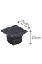 Porcelain Handle Cabinet Drawer Furniture Kitchen Children Handle Square Button Grey-stk0178 - 3