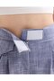 Women's Trousers - High Waist - Linen Fabric - Velcro Palazzo Trousers - 4