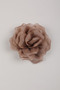 BEIGE Glitter Flower Brooch
