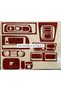 Fiat Tofaş Eagle Slx Torpedo, Console, Trim, Chest Covering Set Mahogany Color - 2