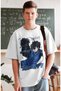 Unisex Super Oversize Blue Lock Isagi Black-white T-Shirt, Men-women Anime Printed T-shirt - 2