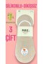 9-Piece Bamboo Women's Seamless Silicone Ballerina Socks - 2