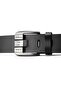 Italian Genuine Leather Black 120 Cm Men's Belt - 6
