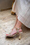 Emerald Women's Heeled Shoes with Stone Detail - 3