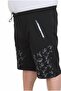 Large Size Men's Combed Cotton Shorts Camouflage Pieces 24628 Black
