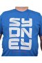 Men's Large Size Crew Neck T-Shirt Sydney 24139 COBALT BLUE - 2