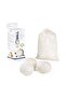 Ecoball 3 Pieces Wool Dryer Balls Natural Softener Clothes Dryer Dryer Ball