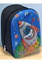Girls And Boys Kindergarten 5d Embossed Rocket Galaxy Printed 3-6 Years Old School Backpack