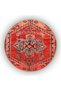 Red Themed Traditional Motif Ethnic Patterned Vintage Decorative Carpet 4770 - 2
