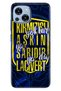 Reeder S23 Pro Max Case Silicone Patterned Colored Uv Cover Color of Love Yellow Navy Blue