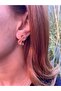 Bym362 Plush Cute Women's Earrings with Teddy Bear Figure - 2