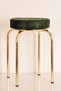 4 Colorful Erasable Fabric-3 Gold Octopus Stool Kitchen Stool Iron Stool - 5