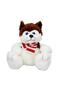 1030 Sitting Husky Dog with Scarf 30cm - 2