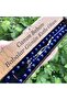 Special Rosary for Father's Day, Rosary with Letters, Rosary for Dad, Blue Rosary - 2