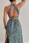 Waist Gathered Helen Dress Green - 2