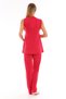 Effort Fuchsia Soft Lace Collar Maternity Maternity Pajama Set - 4