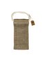 Linen Jute Mix Back Fiber Pouch - 5