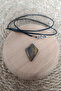 Sword Tiger Eye Natural Stone Necklace Original Gemstone Necklace Stud Cut Original Natural Stone Necklace