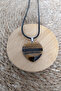 Big Heart Kaplan Eye Natural Stone Pendant Gemstone Pendant Tiger Eye Original Stone - 4