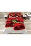 3D Double Duvet Cover Set 6 Pieces Love Letter - 2