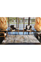Abstract Colorful Pastel Patterned Decorative Carpet Miravip946 - 3