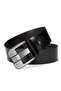 Italian Genuine Leather Black 120 Cm Men's Belt - 7