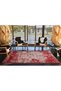 Red Modern Colorful Patterned Decorative Carpet Miravip932 - 3