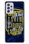 Galaxy A73 Compatible Case Tioserisi Illustrated Silicone Color of Love Yellow Navy Blue