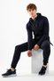 Regular Men's Hooded Light Navy Blue Tracksuit Top - 3