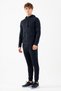 Regular Men's Hooded Light Navy Blue Tracksuit Top - 4