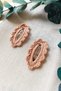 Hand Knitted Organic Snap Hair Clip - Baby Girl Hair Accessory / Baby Hair Clip - Girl Hair Clip