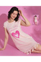 Patterned Tasseled Viscose Combed Cotton Casual Dress - 4