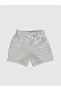 Muslin Kids Shorts Elastic Waist 100% Cotton Blue Striped - 3