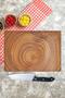Glass Cutting Board, Chopping Board, Natural Wood Pattern, Thick and Tempered Unbreakable Glass, 21*30cm - 5