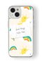 حافظة شفافة مطبوعة بتصميم Good Things متوافقة مع هاتف iPhone 13 Mini