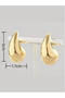 Women's Gold Special Design Steel Earrings - 2