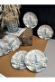 PLATE HOUSE Maiden Chic Porcelain Cake Plate 21cm 6 Person 6 Pieces - 7
