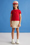 QUARTZ-GRM24021 95% cotton 5% elastic girl's tshirt Red T-Shirt - 5