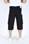 Knee-Length Cargo Pocket Capri - 2