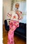 Satin Patterned Suit Set - 2