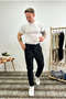 Pleated fabric pants - 5