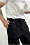 Pleated fabric pants - 6