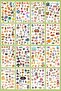 Sticker Set, 500 Labels, 16 Pages Sticker Book, Agenda, Bullet Journal, Diary, Laptop, Phone - 3