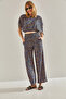 Floral Patterned Women's Set - Lower and Upper Set - 7