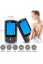 Adjustable Mode Muscle Massager Rechargeable Electric Body Massage Device Black/Silver - 4