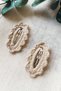 Hand Knitted Organic Snap Hair Clip - Baby Girl Hair Accessory / Baby Hair Clip - Girl Hair Clip - 2