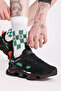Airboos Men's Sneakers - Black Green