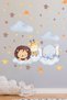 Kids Baby Room Sticker Set, Animals Themed Wall Decor, Kids and Baby Room Wall Sticker - 4