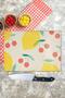 Glass Cutting Board - Lemon Drawing - 21*30cm - Chopping Board - Aesthetic, Decorative Presentation Board - 7